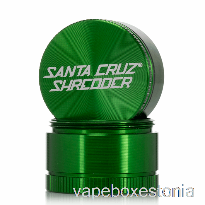 Vape Box Estonia Santa Cruzi Purustaja 1,6-tolline Väike 3-osaline Veski Roheline (40mm)